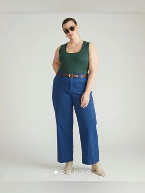 Universal standard 18 Claudia sailor pant High Rise Stretch Jeans